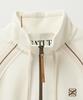 Seteo Lawton Half Zip-Up Sweatshirt Cream