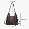 Women Fashion PU Leather Crossbody Bag Durable Adjustable Shoulder Bag Simple Backpack Bag Girls