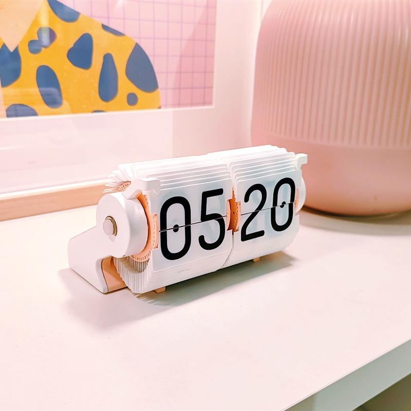 Time Flow Ring: Creative Smart Desk Clock with Automatic Time Correction and Multifunctional Alarm