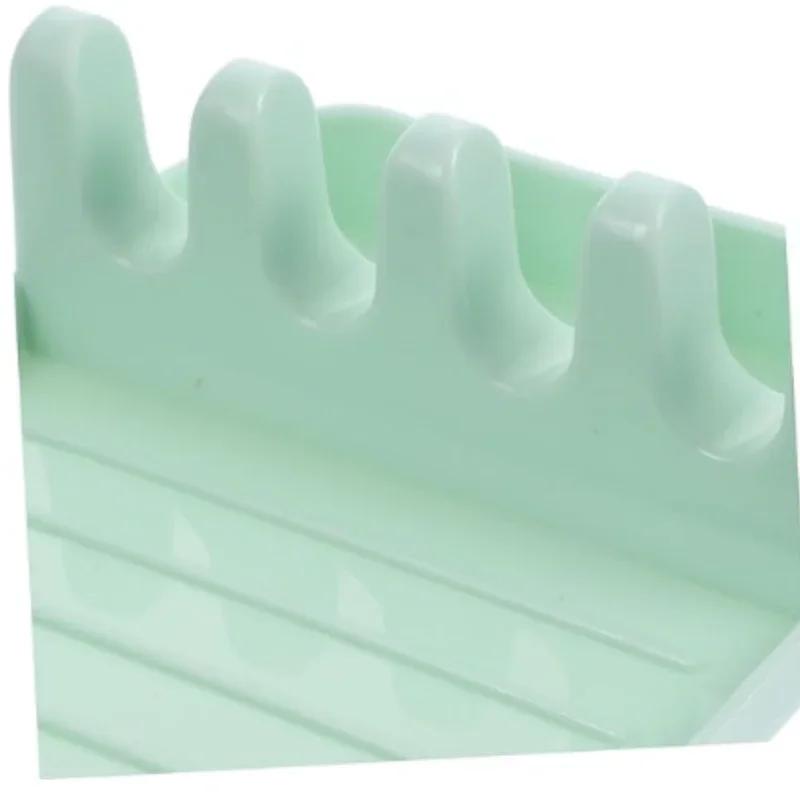 Multi Functional Spatula Rack Kitchen Tools Shelf Household Table Top Card Slot Type Hole Free Pot Cover Spatula Frame