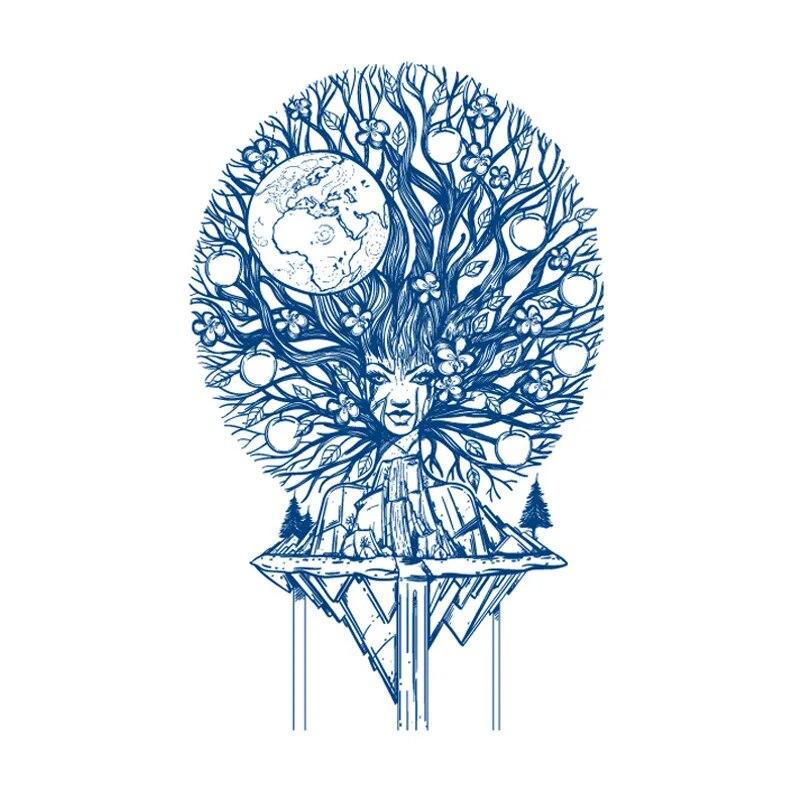 Saft Tinte Tattoos Körper Kunst Dauerhaft Wasserdicht Temporäre Tattoo Aufkleber Löwe Tiger Tatoo Arm Gefälschte Astronaut Tatto Frauen Männer