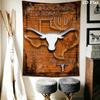 Texas Longhorn Pattern Home Decor Tapestry, Wall Hanging, Decorative RV Wall Cloth.MGT0918169