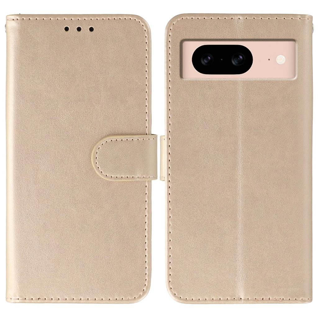 For Google Pixel 8a Case PU Leather Flip Wallet Phone Cover with Strap