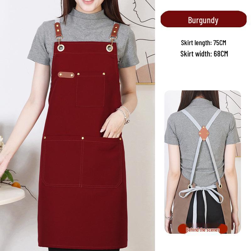Waterproof Oil-Resistant Kitchen & Gardening Apron with Logo Print