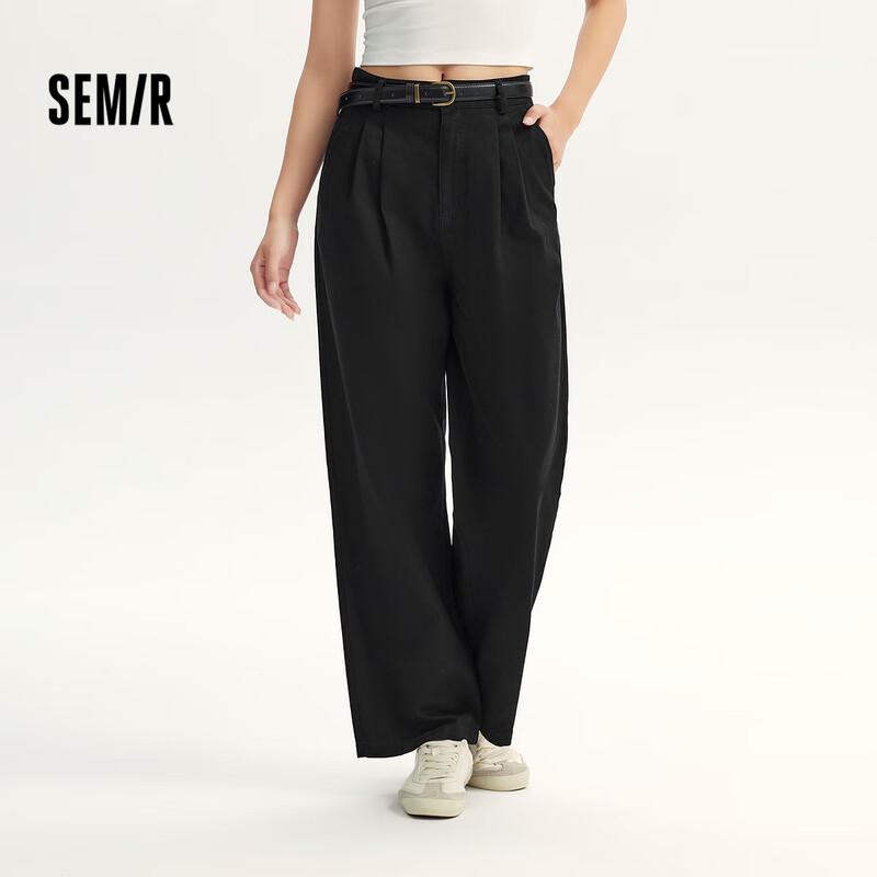 

Женские свободные плиссированные повседневные брюки широкого кроя с поясом Semir M