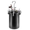 VEVOR Spray Paint Pressure Pot, 15L/3.75gal Pressure Pot Tank, 60 psi Adjustale Pressure, Steel Pressure Pot Paint Tank with Spray Gun, Hoses