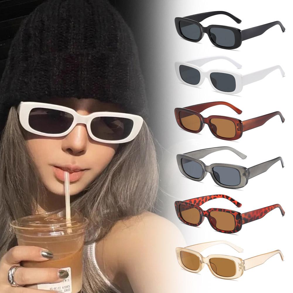 Vintage Schwarz Quadrat Sonnenbrille Frau Luxus Marke Kleine Rechteck Sonnenbrille Weibliche Gradienten Klar Spiegel Oculos De Sol