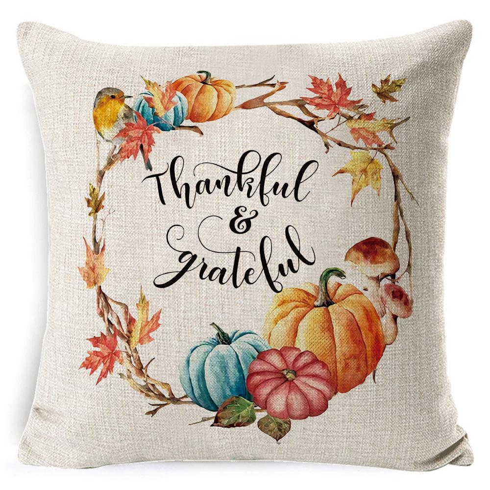 Christmas Pillowcase Home European Linen Sofa Cover Cushion Cushion Pillowcase Back Cushion