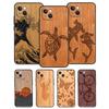 Wolf Bike Butterfly Wood Case For ZTE Nubia Red Magic 10 Air 6S 7S 7 Pro RedMagic 10S 9S 8S 8 9 10 11 Pro Plus Cover