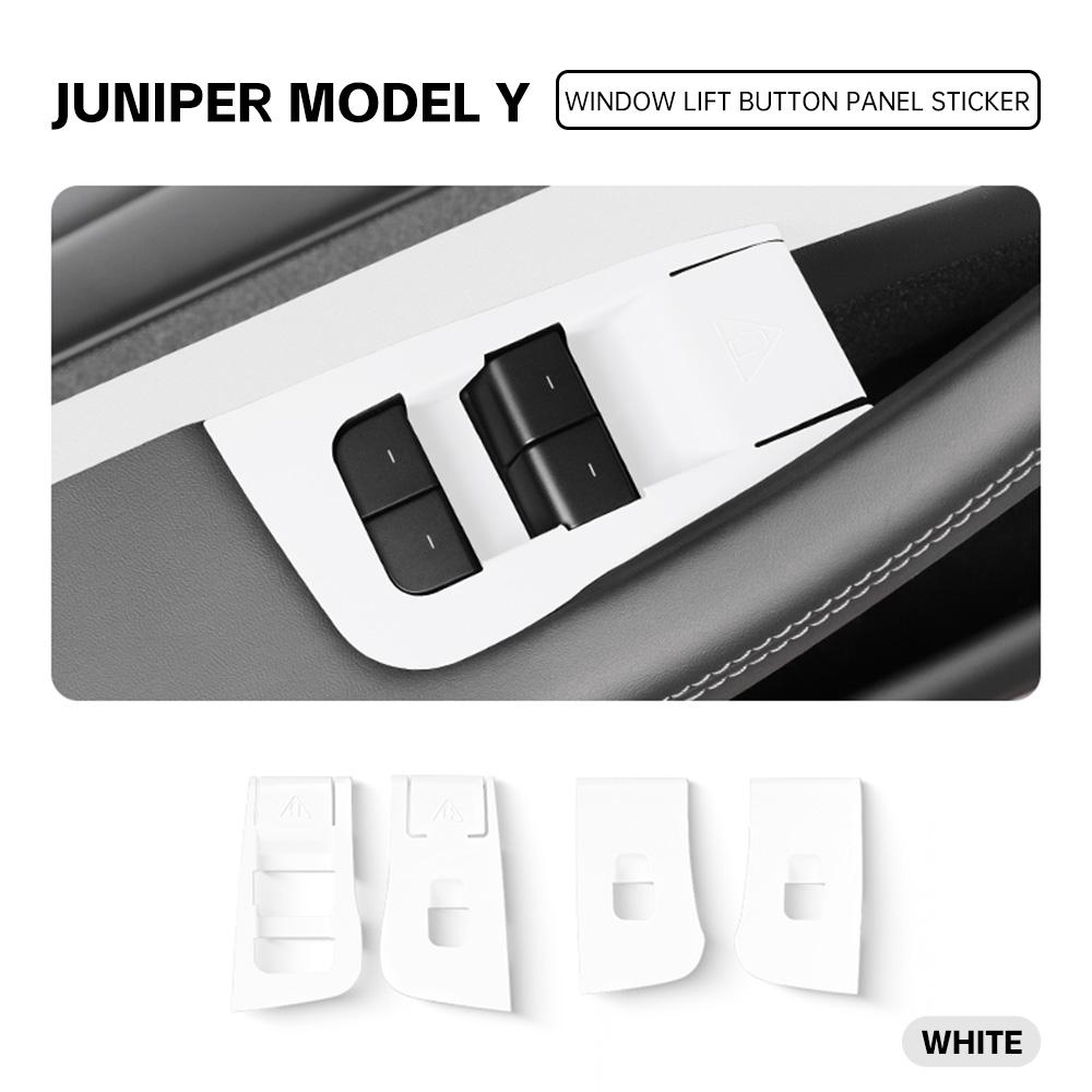 For Tesla Model Y Juniper 2026-2026  LHD Window Lift Switch Guard Plate  Lifting Control Decorative Cover Interior Accessories