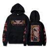 Hot Anime Demon Slayer Hette Rengoku Kyoujurou Øyne Grafisk trykk Høst Vinter Menn Kvinner Uformell sweatshirt Plus Size hettegenser