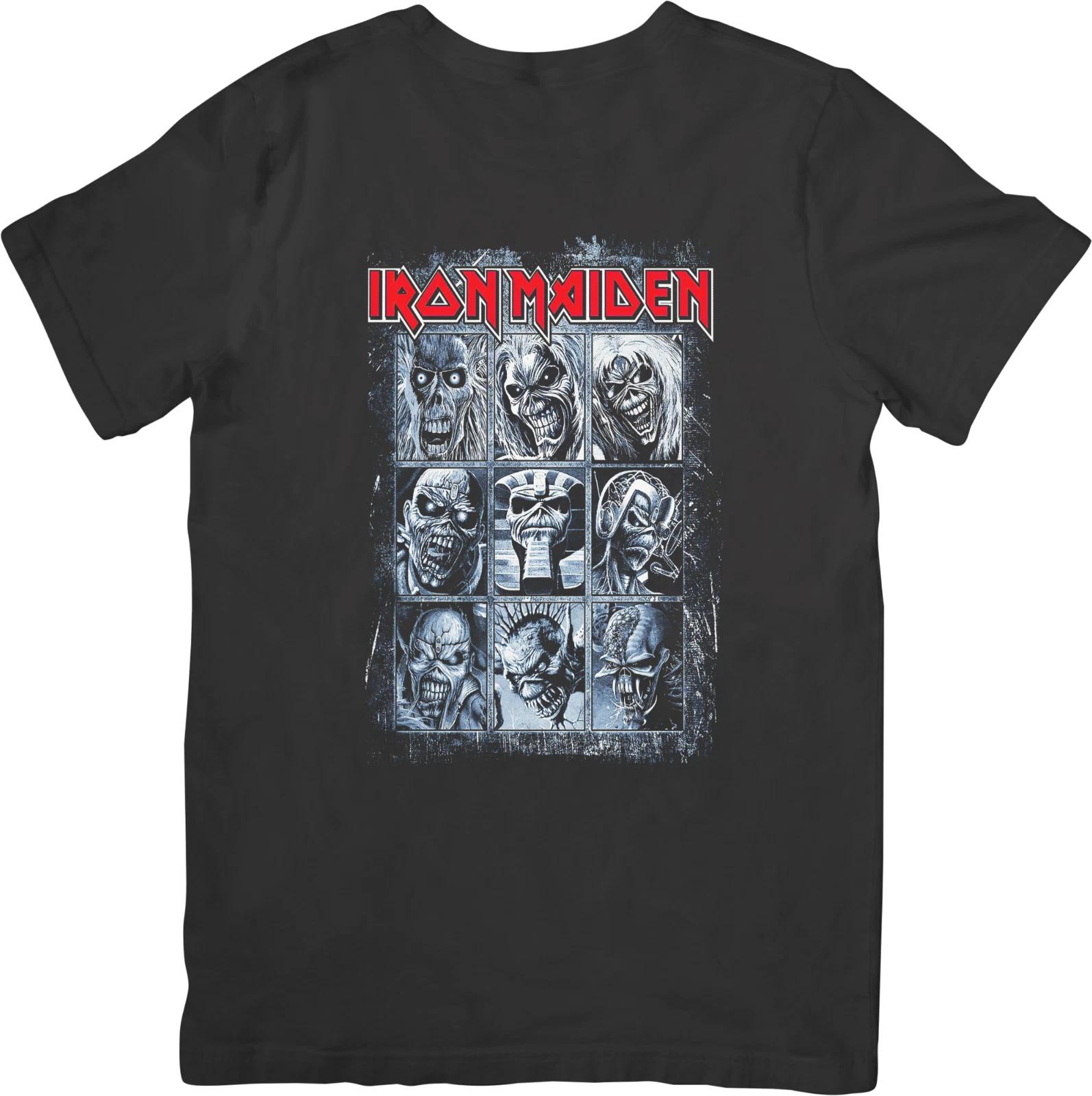 

Iron Maiden Music Футболка унисекс из качественного хлопка черного цвета для мужчин и женщин M