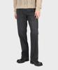 Firenze Atelier [Vibram] Center Cut Oil Pull-Up Square Toe Chelsea 5706-Oil [Matt Black]