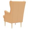 Beige Boucle Armchair