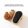 Cute Cartoon Bear Baby Slippers Winter Warm Baby Boat Sock New Infant Floor Socks