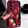 Rote Rose Aufdruck Handyhülle Für Samsung Galaxy A56 A57 A17 A16 A55 A37 A36 A26 5G S25 S26 S23 S24 Ultra S24 S25 FE TPU Hülle