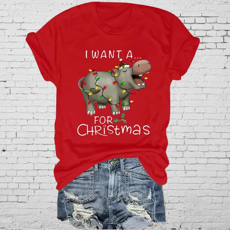 Μόδα Γυναικείο Μπλουζάκι με Αστεία Casual Στρογγυλή Λαιμόκοψη Κοντομάνικο Μπλουζάκι Καλοκαιρινό Γυναικείο Μπλουζάκι