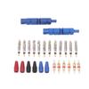 13Pcs Bicycle Removable Presta Valve Core Bike Replacement Brass Tubeless Core Remover Tool For Tubeless For Road Bike