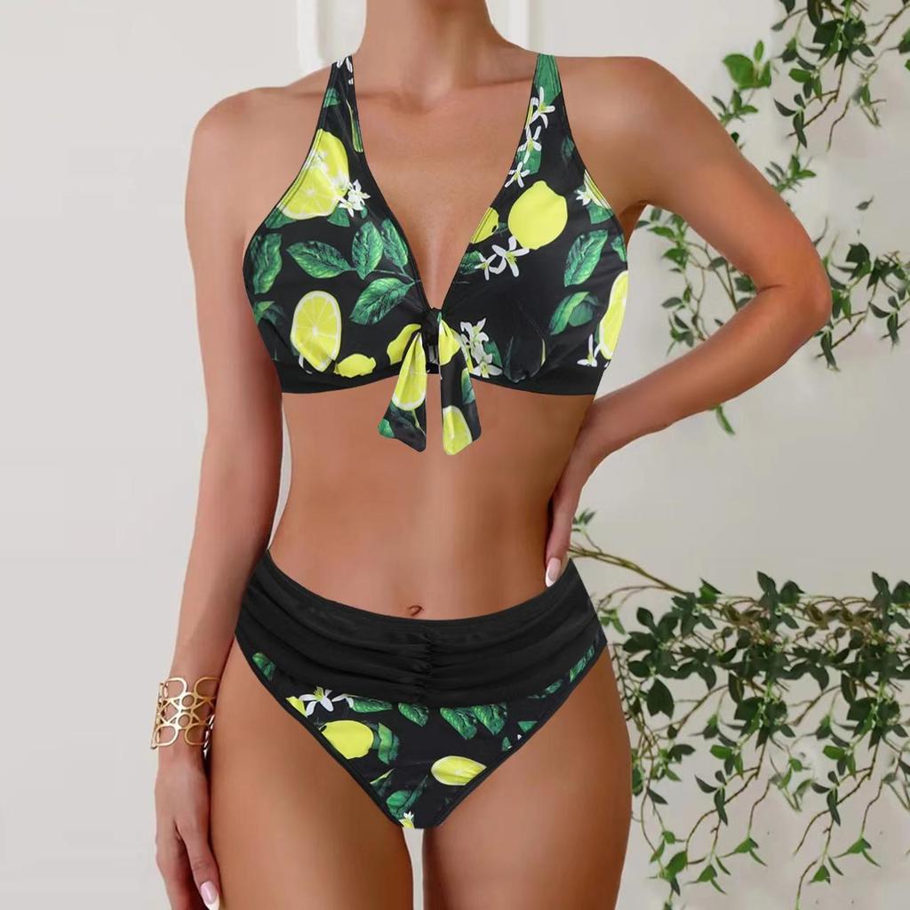 Push Up Bikini Set Dámské Plavky Sexy Dámské Plavky Květinové plavky Plavky Biquini Plavky