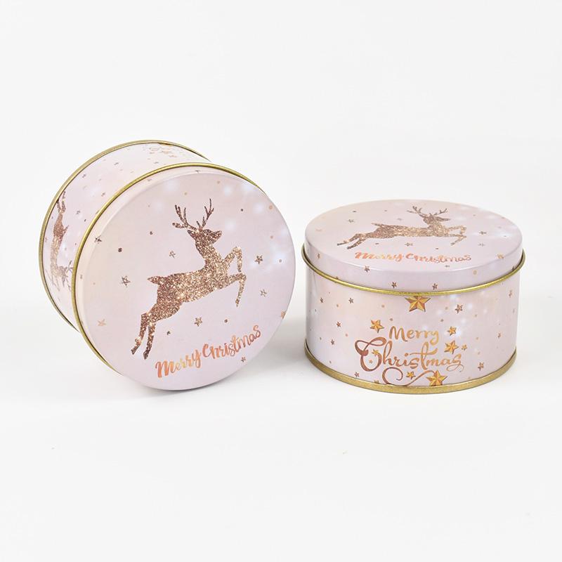 6/1 buc Cutie Cadou Crăciun Cutie Metalică Staniu Bomboane Fursecuri Ambalaj Cutie Recipiente Cadou Anul Nou Copii Decor Consumabile Petrecere Crăciun Navidad