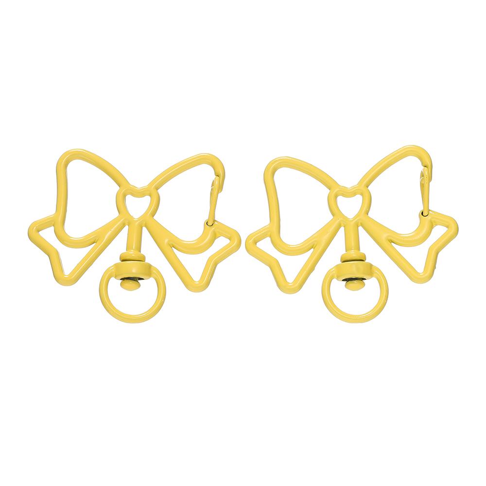 5pcs/lot Colorful Butterfly Shape Lobster Clasps Swivel Keychain Alloy Metal Key Hooks For Jewelry Making Supplies Crafts