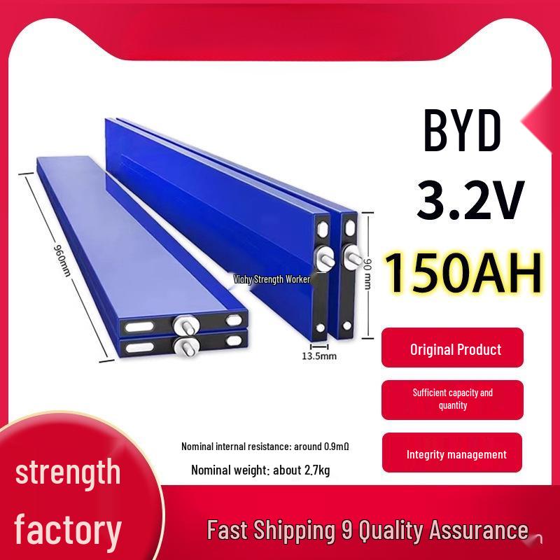 New BYD 173Ah/400Ah LiFePO4 Blade Battery for RV & Solar Energy Storage