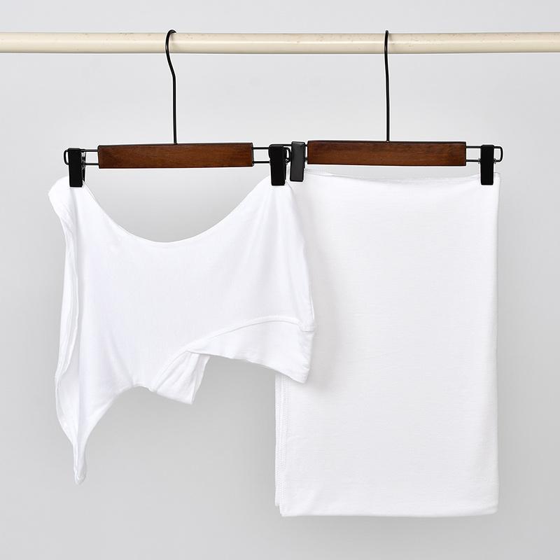 2Pcs Solid Modal Hijab With Full Cover Cap Undercap For Muslim Woman Hijabs Ramadan Headscarf Islam Turban Femme Bandana Set