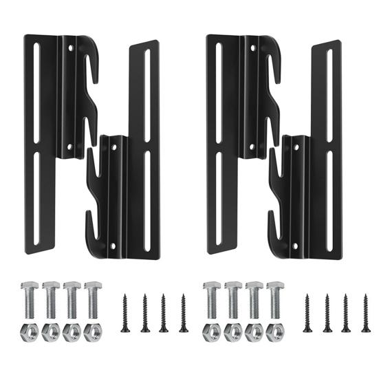 2/4Pcs Bed Frame Conversion Bracket with Hardware Bolt-On to Hook-On Headboard Adapter Bracket Bed Rail Hook Plate Adapter Headboard Attachment Kit