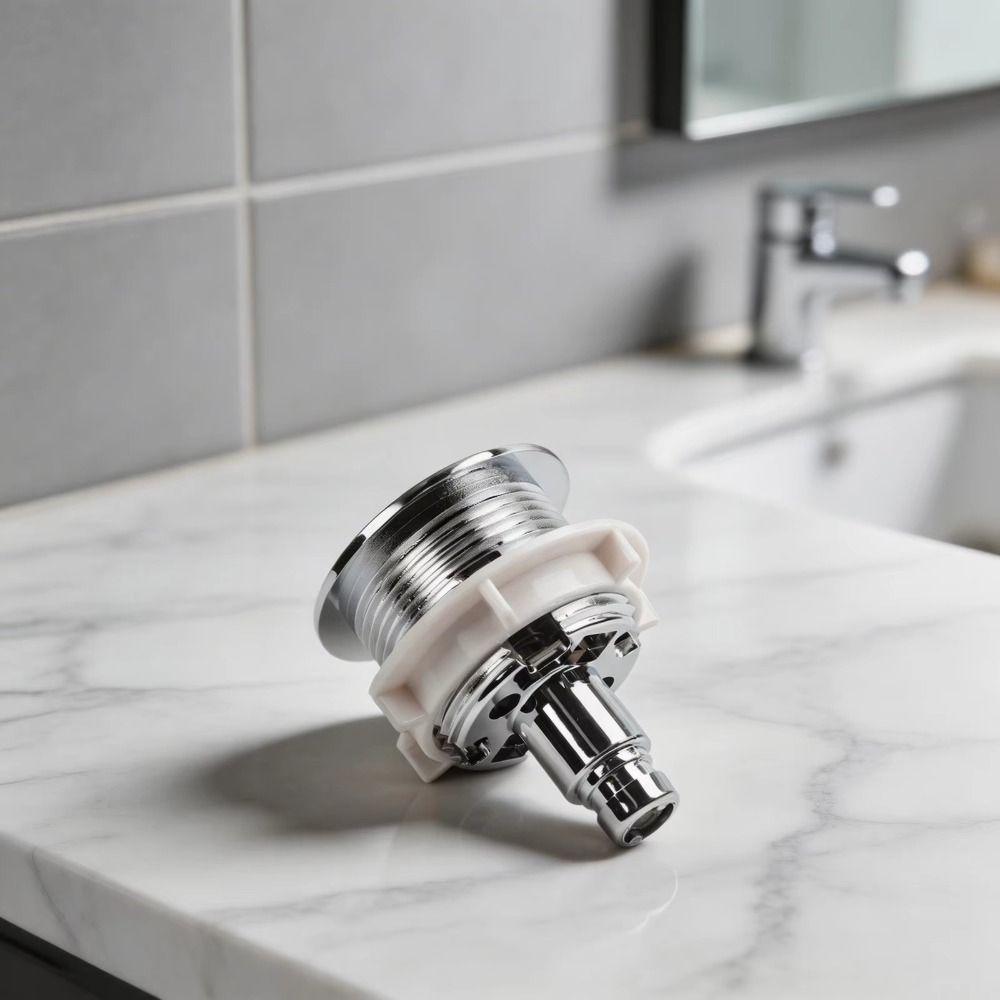 Chrome Plating Toilet Push Button Water-Saving Water Tank Push Button Bathroom Fittings