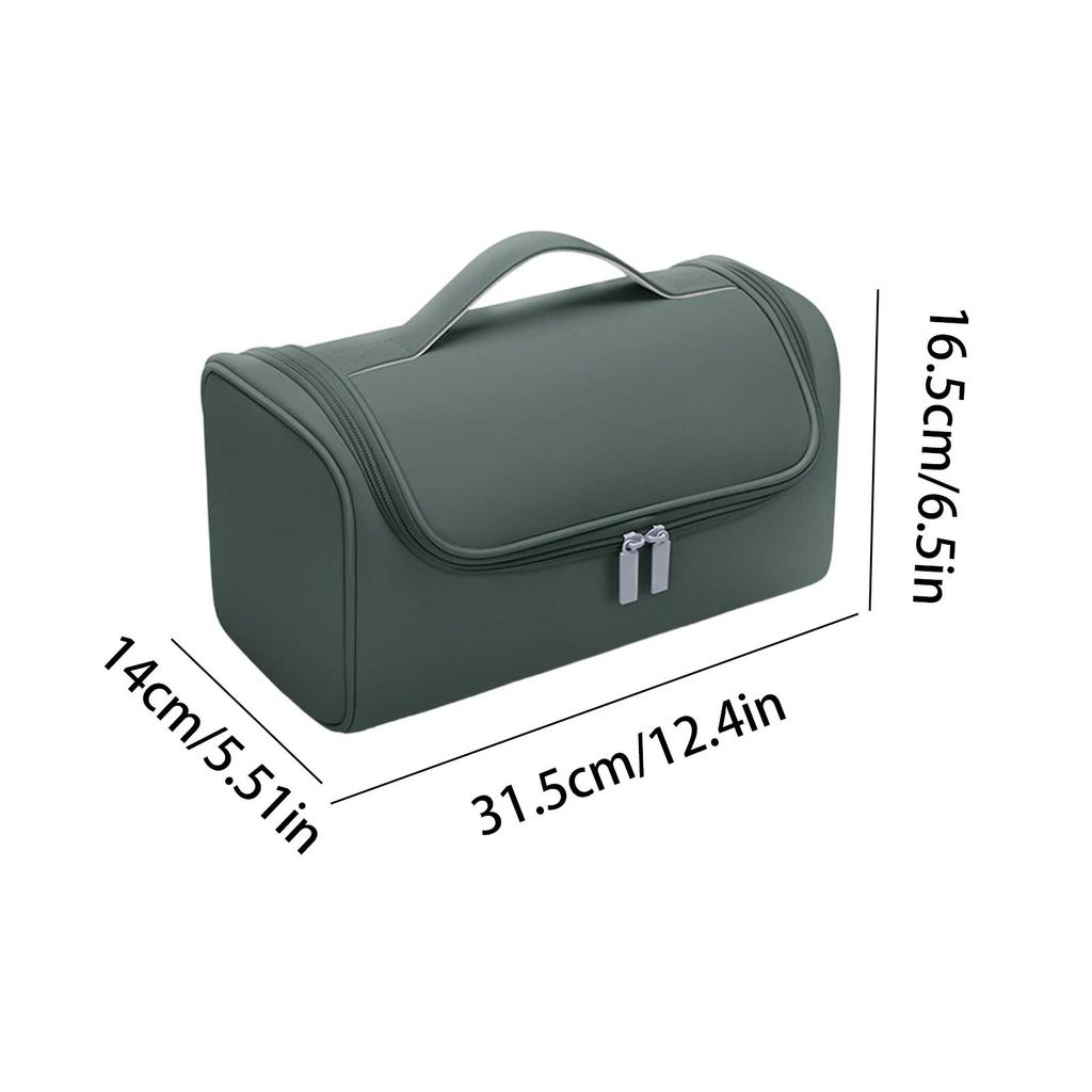 Quilted Travel Storage Bag Shockproof Padded Portable Hair Tools Bag Large Capacity Hair Straightener Container for Home Storage