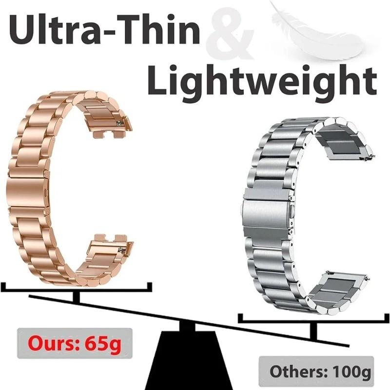 Stainless Steel Bracelet for Huawei Band 9 8 Watch Strap Metal Wristband for Huawei Band 10 Business Strap Replacement