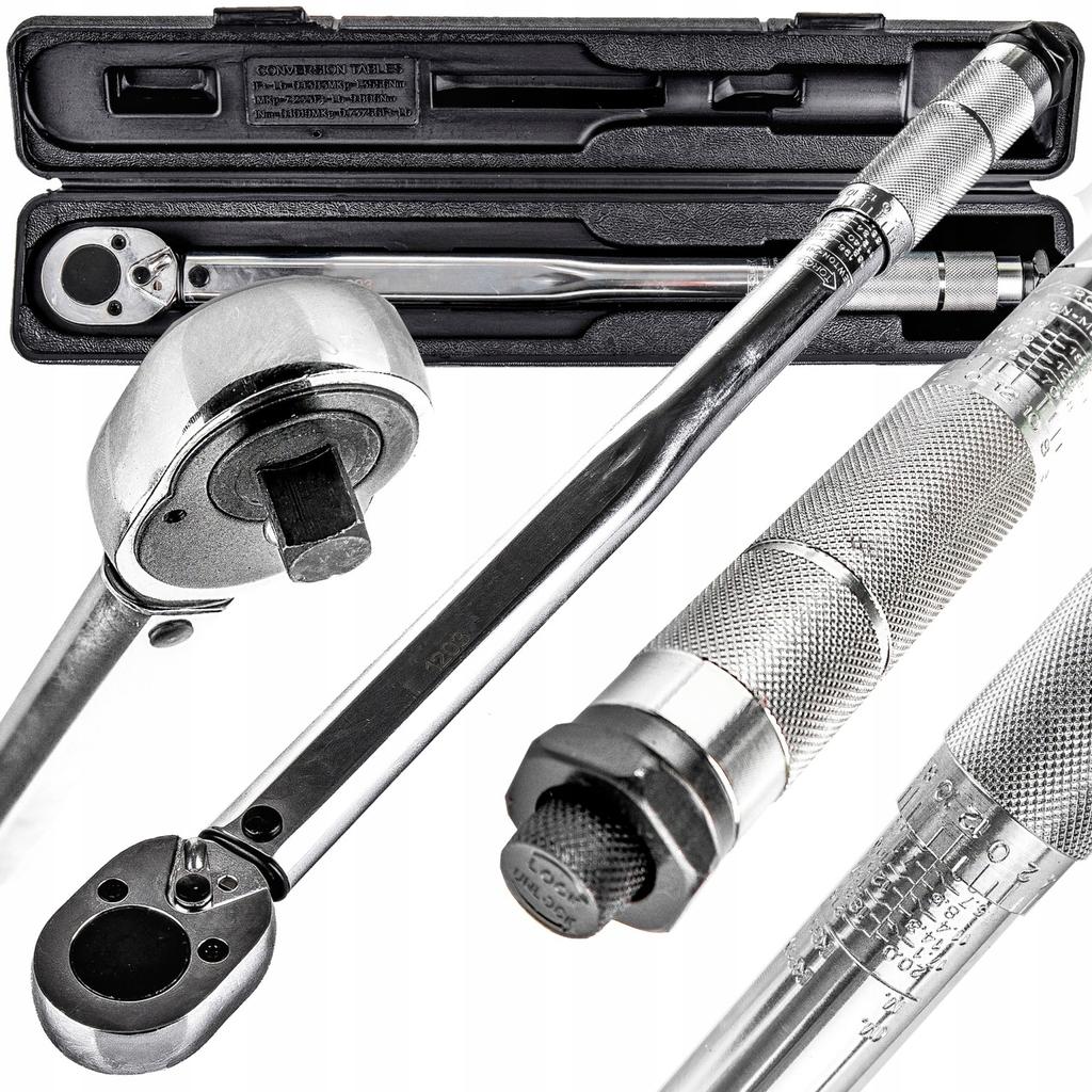 1/2" 28-210 Nm torque wrench with Forcekraft calibration certificate
