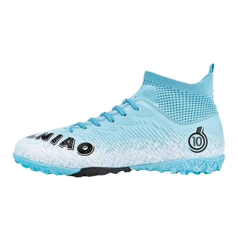 New Football Shoes Men's and Women's AG Spikes Gold Competition Student Training Shoes Artificial Turf TF Broken Nails