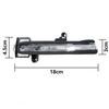 Car Rearview Mirror Turn Light Signal Lamp For KIA RIO 2017 2018     Auto Turn Signal Accessories