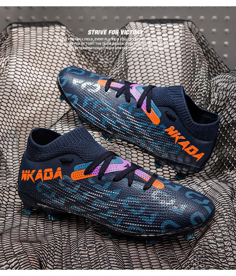 

Новые футбольные бутсы тренировочные бутсы большого размера с высоким верхом для подростков студентов сломанные ногти длинные ногти дети длинные ногти футбольные бутсы 45