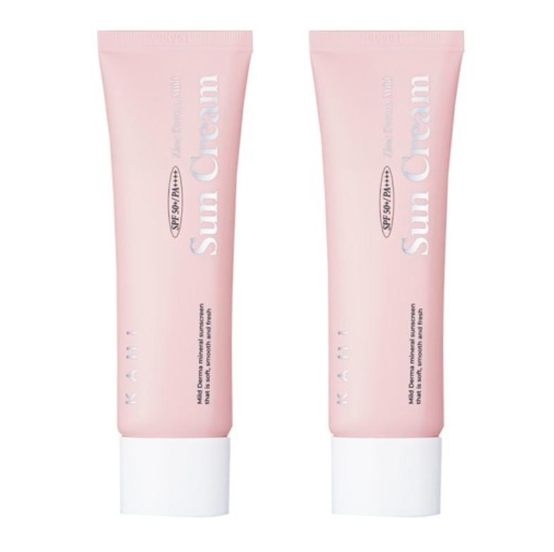 KAHI Zinc Derma Mild Sunscreen SPF50+ PA++++ Daily Mineral UV Protection 50ml