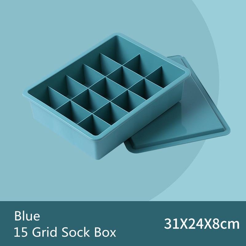 

1/10/15-сетчатые бытовые пластиковые органайзеры для нижнего белья с крышкой для шкафа в общежитии бюстгальтера носков ящика для хранения разделителей коробок контейнеров