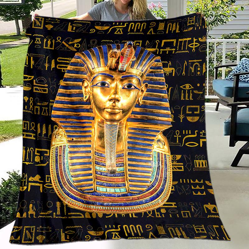 1 Stück Altägyptische Wandmalereien, Wikinger, Anubis Decke, Ganzjahres leichte Heim-Büro Außen Nickerchen Multifunktionale Decke