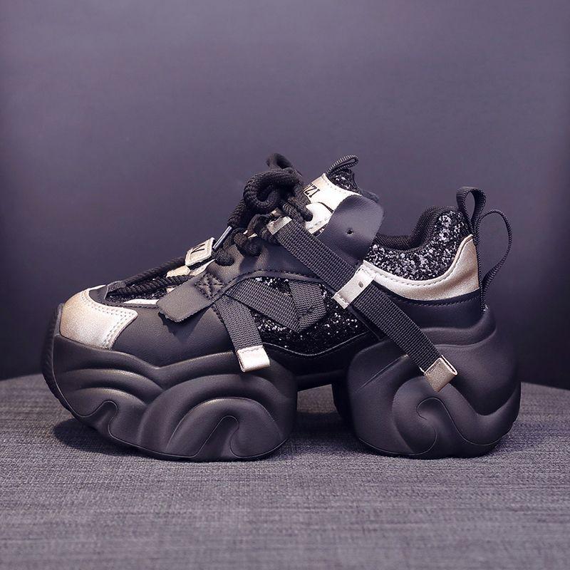 Stylish Women's Dad Shoes: Popular, Thick-Soled, Versatile, Height-Boosting, Casual Sneakers