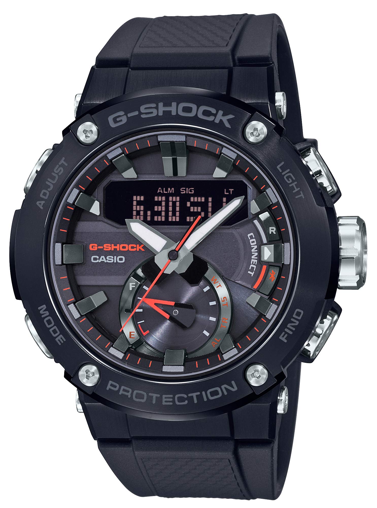

Solar Carbon Core Guard Structure Black [Casio] G-Shock G-STEEL GST-B200B-1AJF чоловічі