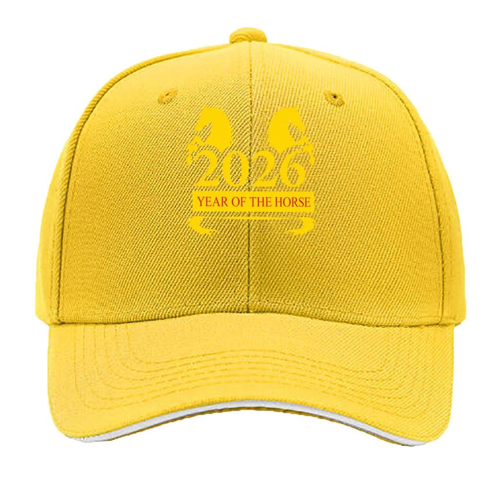 Year Of The Horse Zodiac Horse Sandwich Baseball Cap Sun Cap Outdoor Workouts Hat