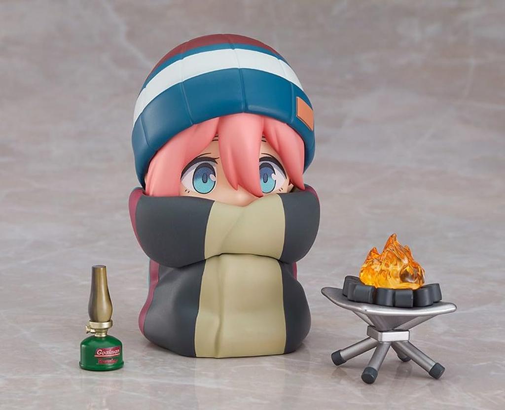 Nendoroid Yuru Nadeshiko Kakamigahara Solo Camp DX Edition Malovaná pohyblivá figurka Camp Ver. ABS&PVC bez vodního kamene