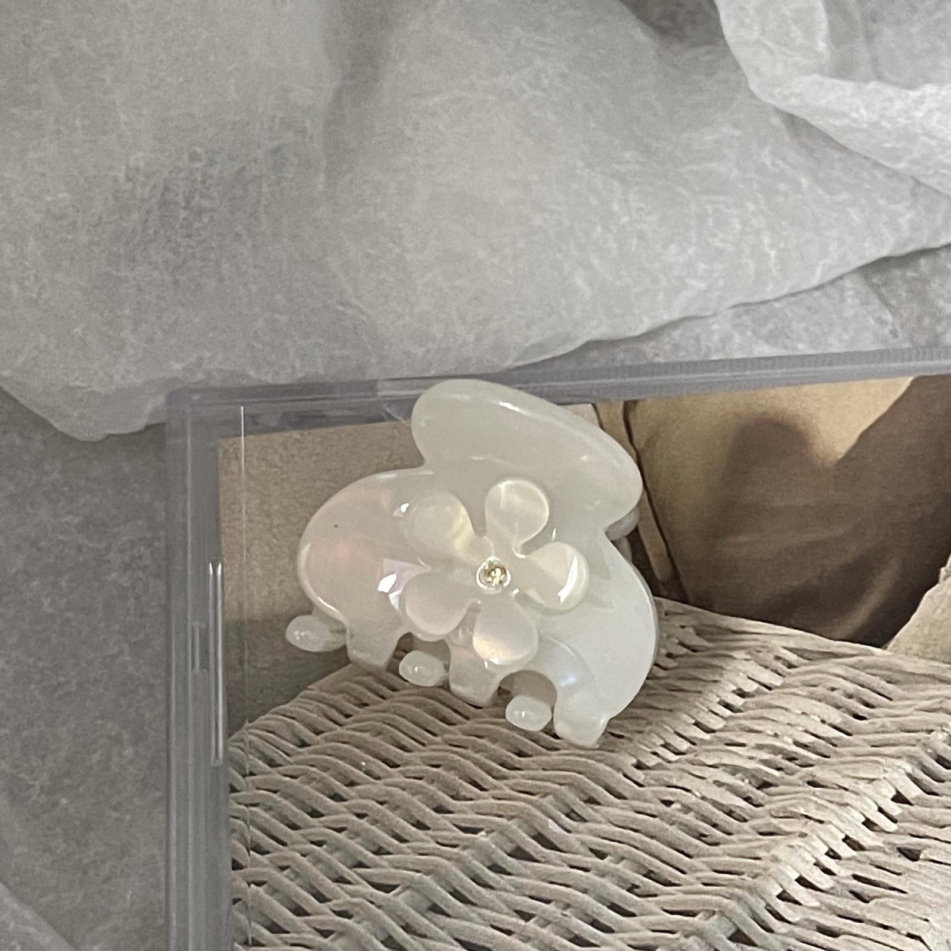 

Шикарная и модная заколка для волос из ацетата для женщин — идеально подходит для полузаплетенных волос и челки