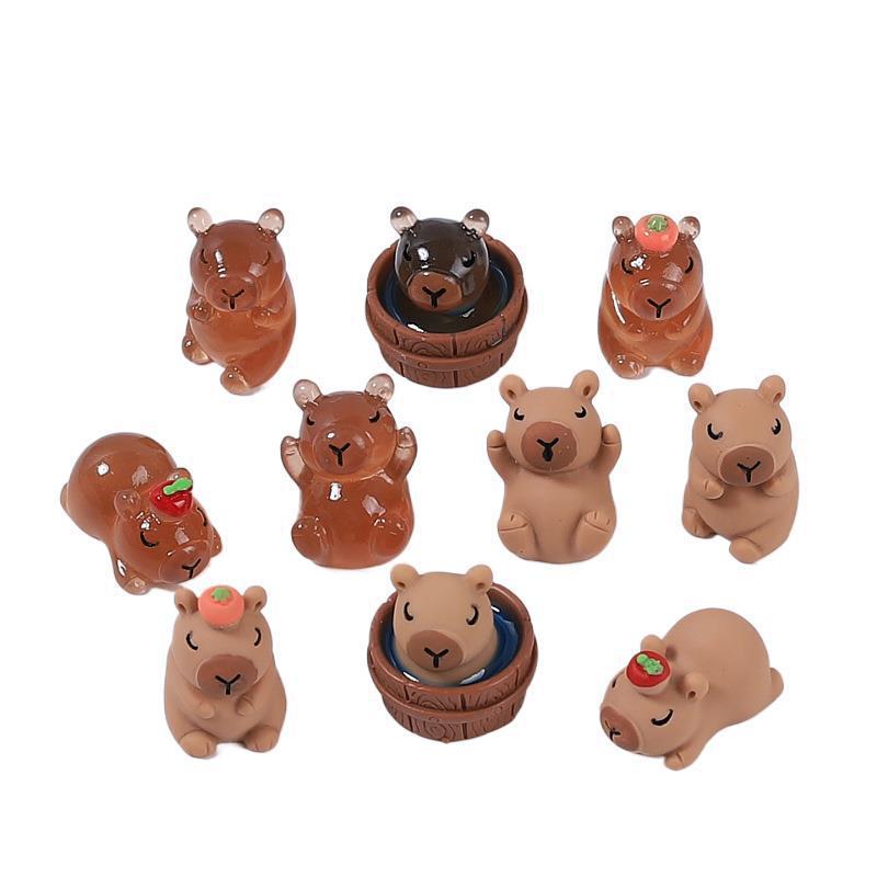 Luminous Three-Dimensional Resin Clog Buttons & Hair Clip Decorations with Cream Glue