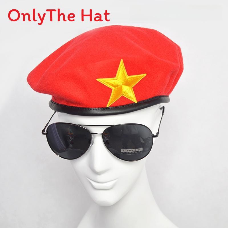 Marvel Logo Wool Beret Hat With Retro British Style And Uv Sunshade For Adults