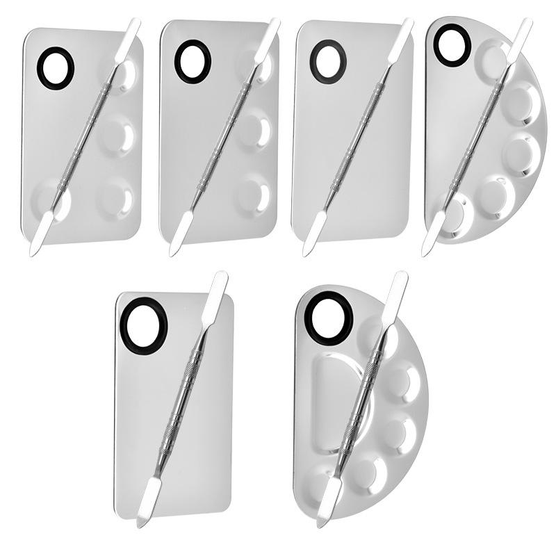 Stainless Steel Nail Art & Makeup Mixing Palette