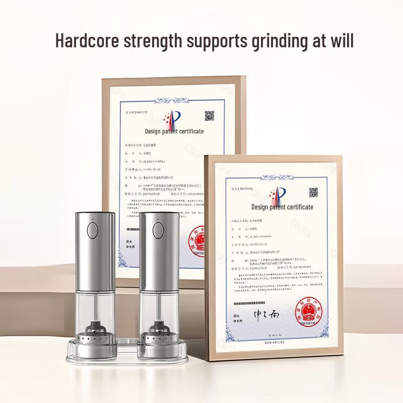 CLITON Electric Pepper & Sea Salt Grinder