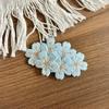 Hairpin Embroidered Cherry Blossom Hair Clip Side Clip Bun Decoration Macaron Color Hair Pin Hair Accessory