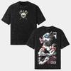 Spring and Summer Edition Demon Slayer Anime T-Shirt Print T-Shirt Vintage Washed Demon Slayer T-Shirt