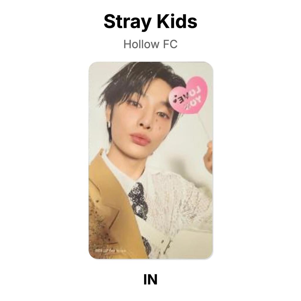 Stray Kids Hollow FC Official Photocard